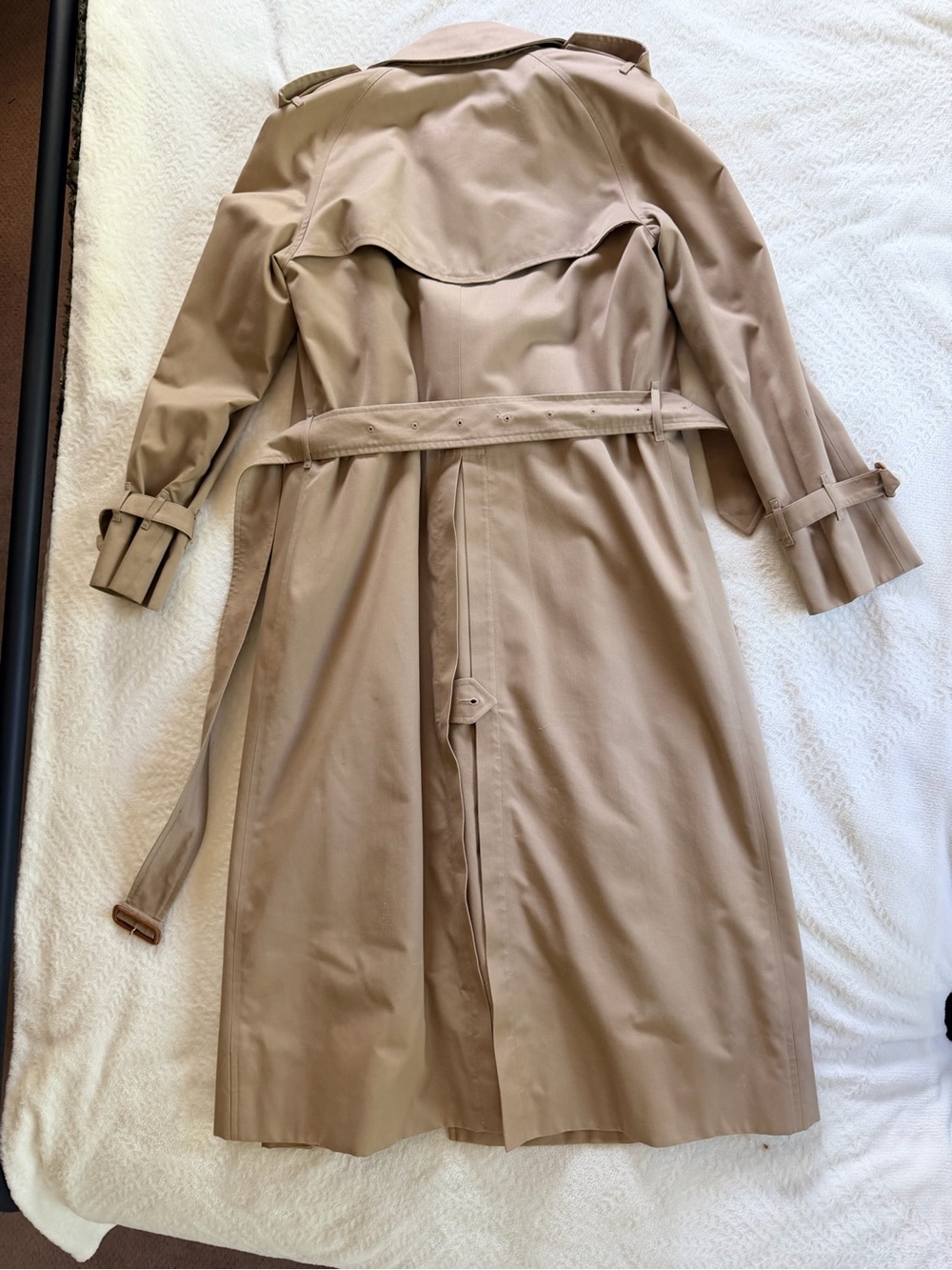 Vintage Burberrys Double Breasted Trench Coat Nova Check Wool Liner | 6 Long - Picture 3 of 13